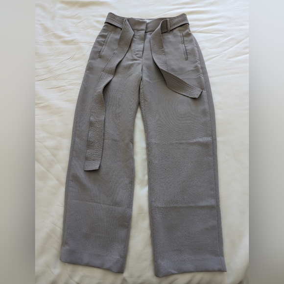 Aritzia tie front pants Opale Grey - Picture 1 of 3